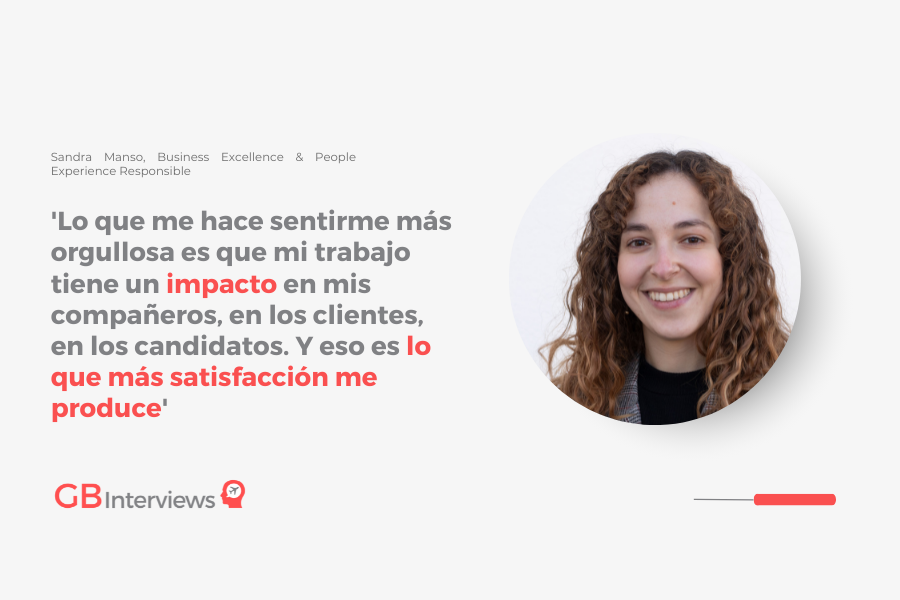 Conoce a Sandra Manso, Business Excellence & People Experience Responsible