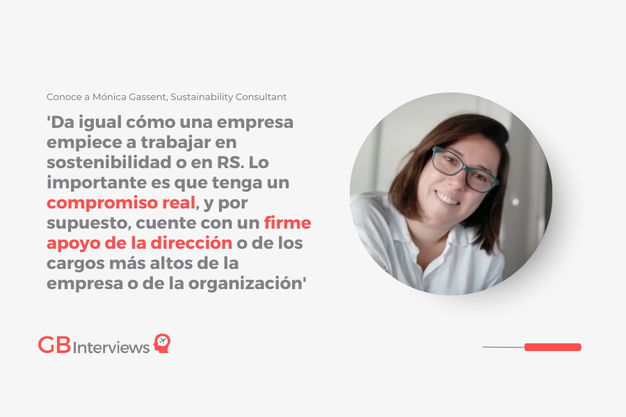 Conoce a Mónica Gassent, Sustainability Consultant